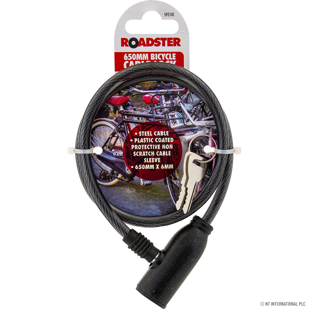 Cable Bicycle Lock 650 x 6mm