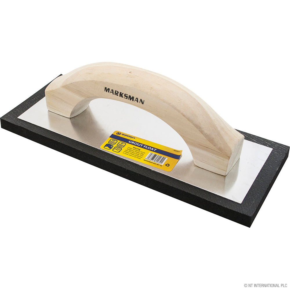 10" / 25cm Grout Float - Wooden Handle