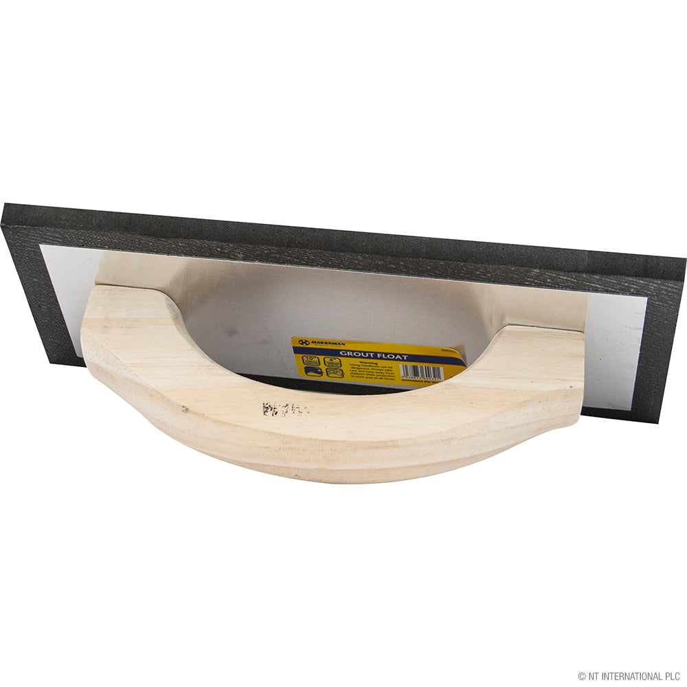 10" / 25cm Grout Float - Wooden Handle