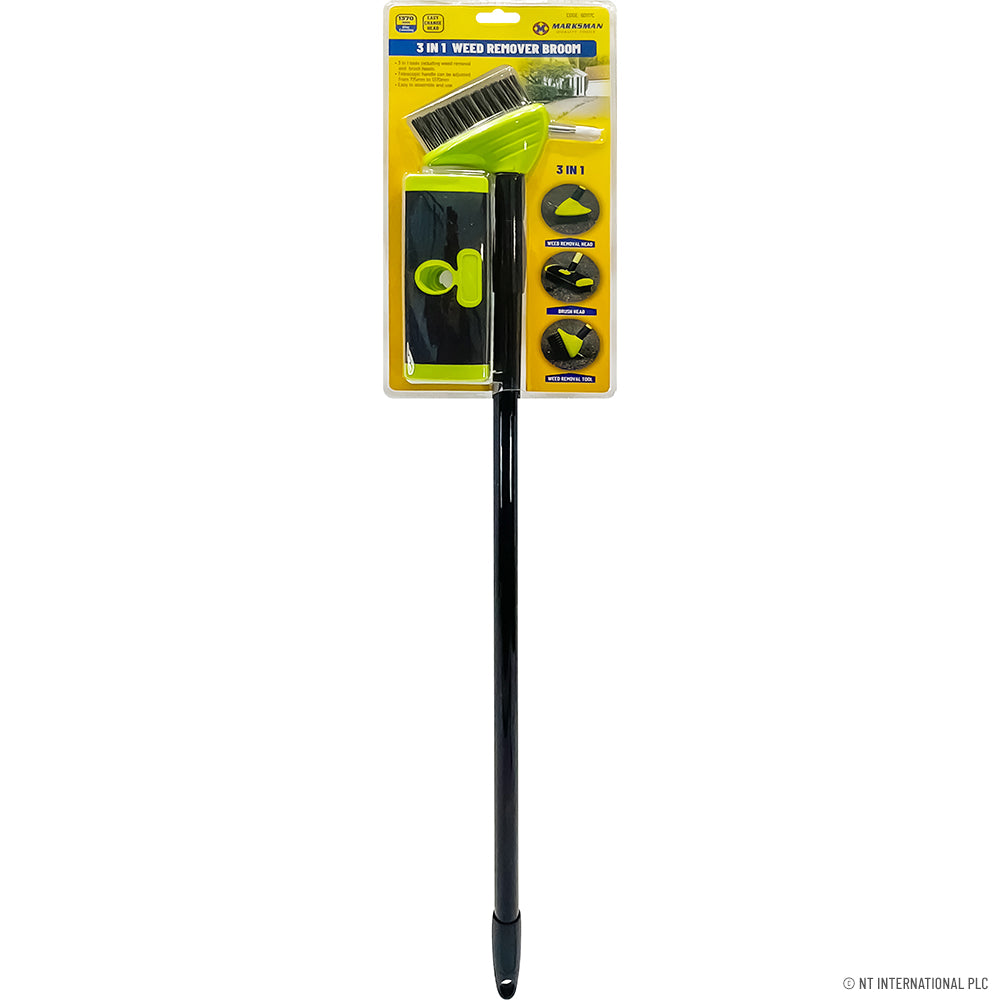 Patio Weed Brush Hook Scraper Extendable