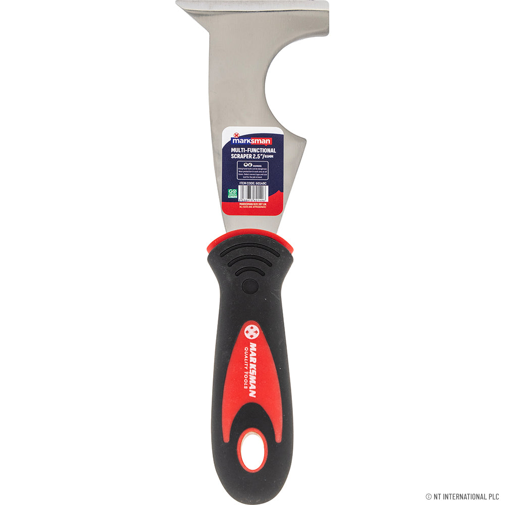 2.5" Multi Functional Scraper - Red / Black