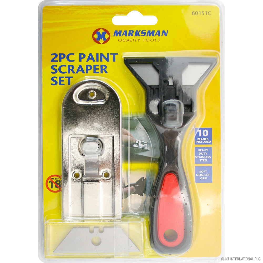 Peak Kit 2pc Paint Scraper Set - 10 Blades - Peak Kit