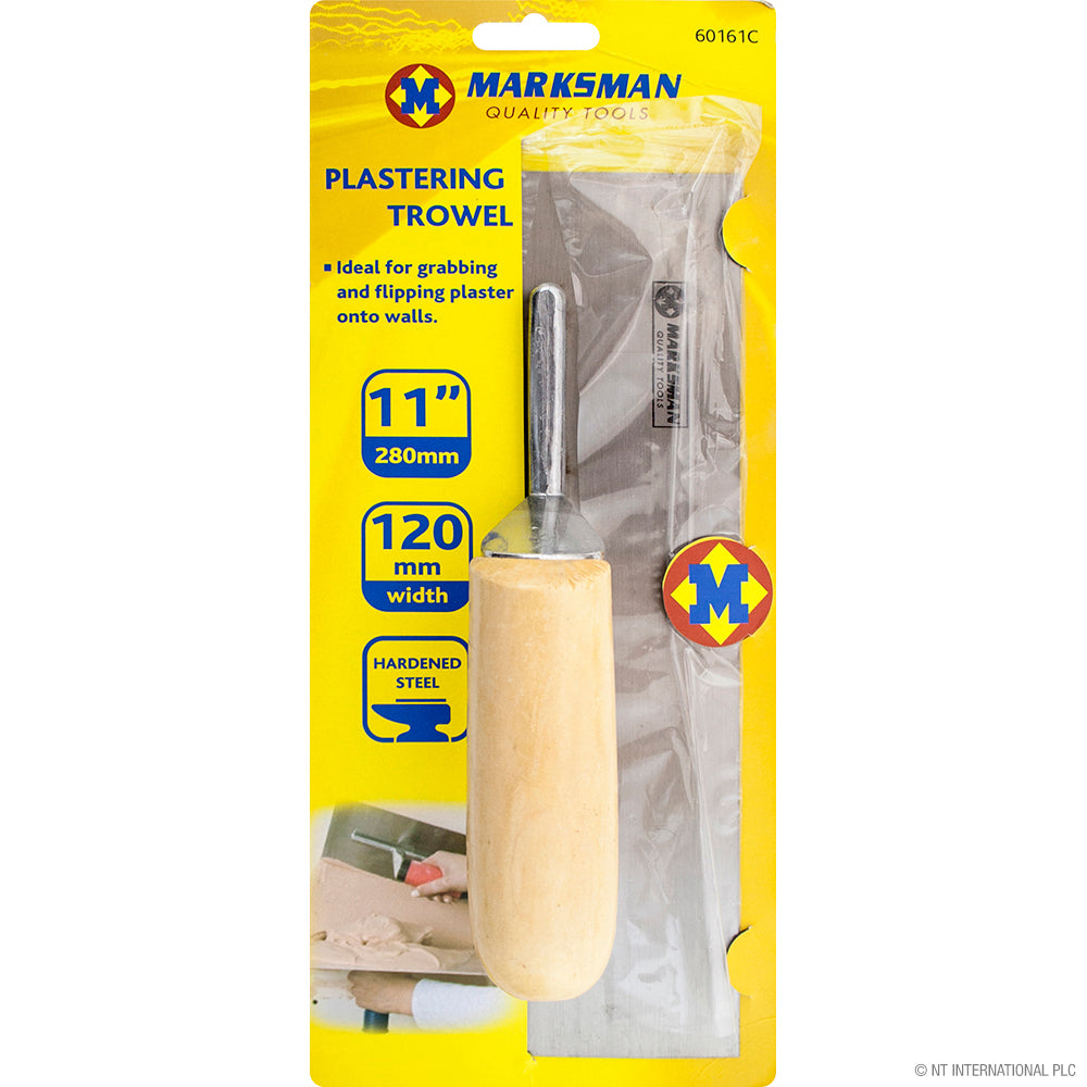Peak Kit 11'' / 28cm Plastering Trowel - Wooden Handle - Peak Kit