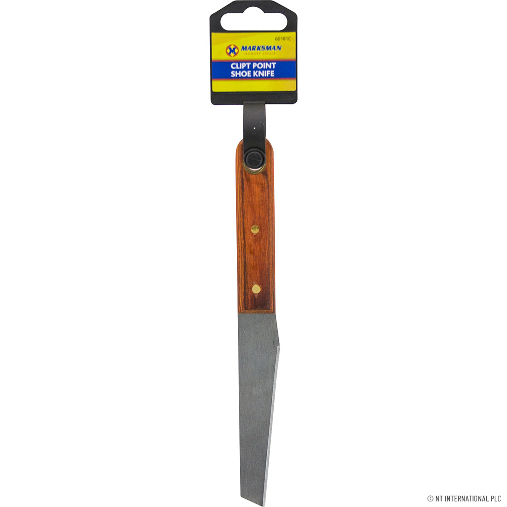 Clipt Point Shoe Knife - Rose Wood Handle