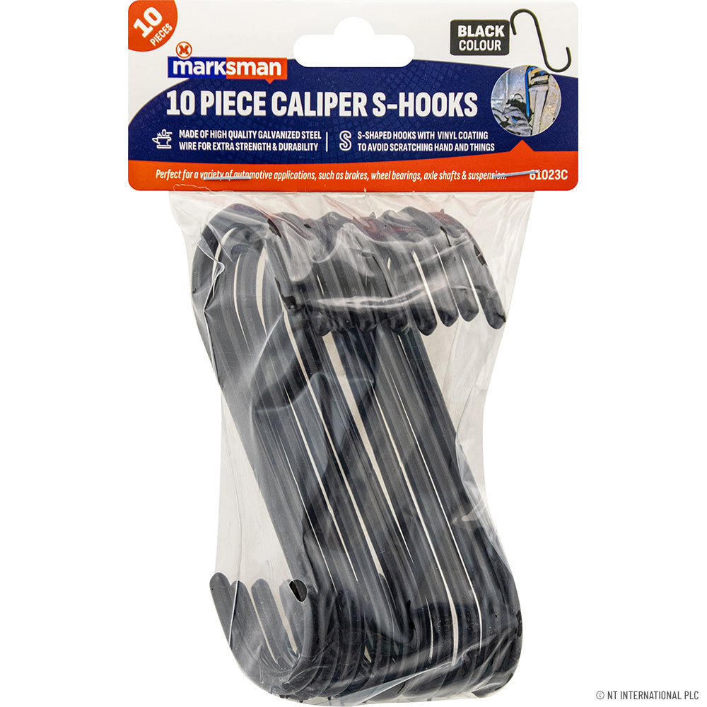 10pc Caliper S-Hooks - Red