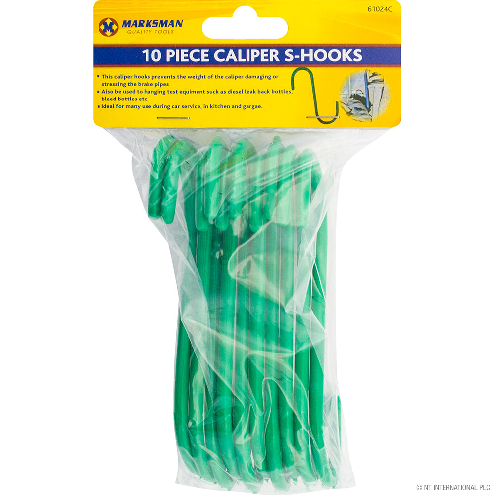 10pc Caliper S-Hooks - Red