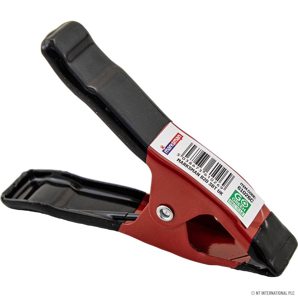 4"/10cm Metal Clamp - Red