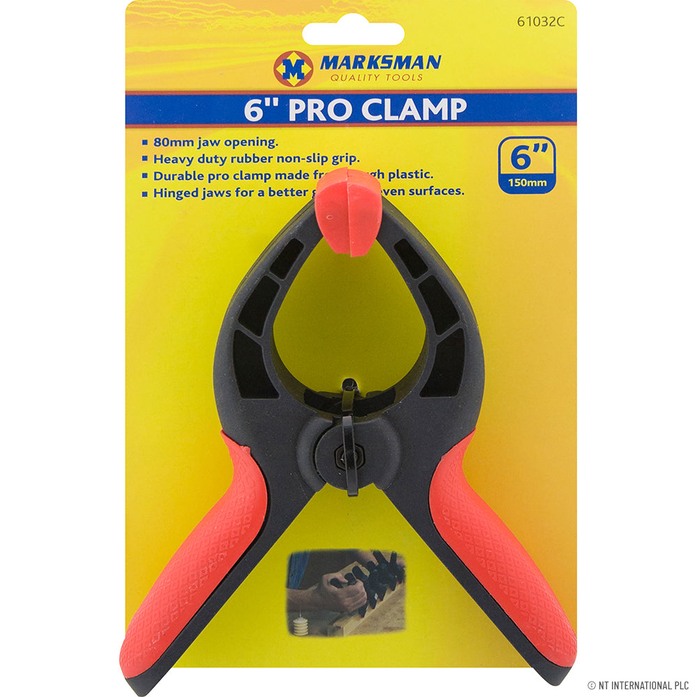 6" Pro Ratchet Clamp - Black