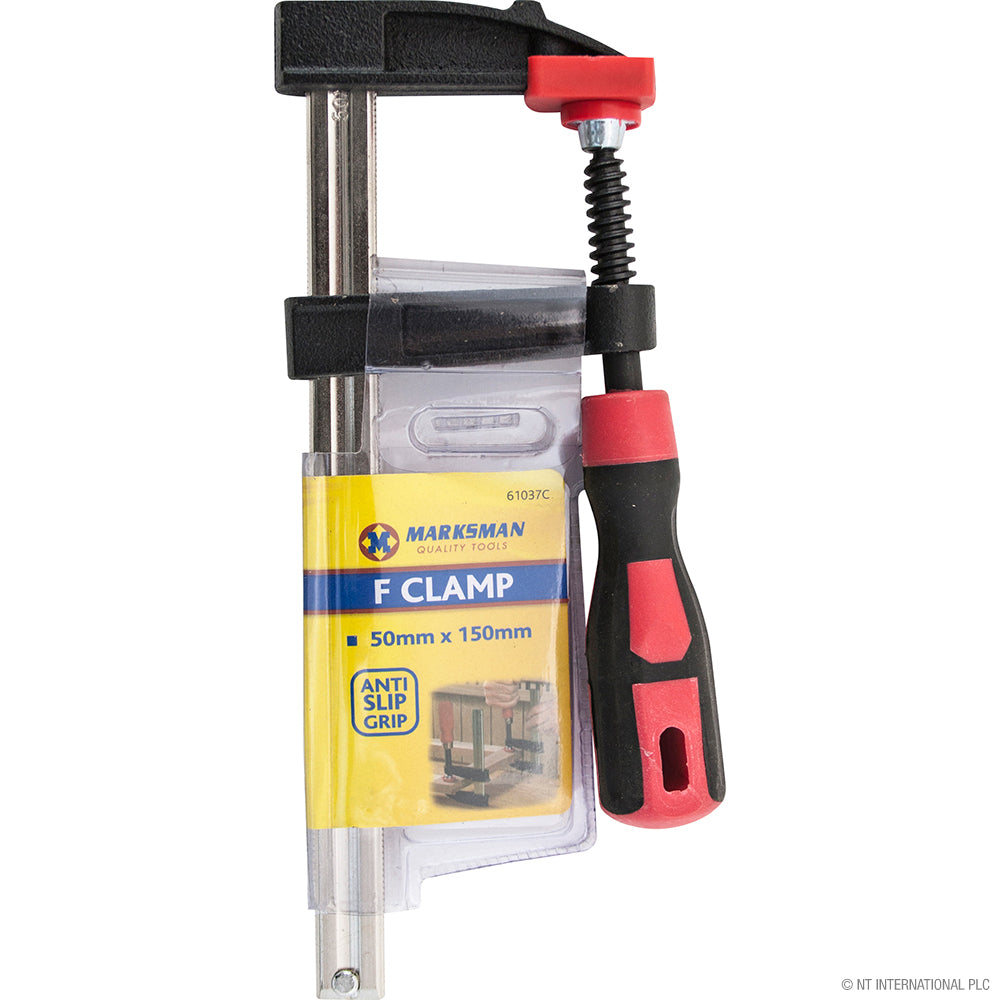 50mm x 150mm F Clamp - Anti Slip Grip