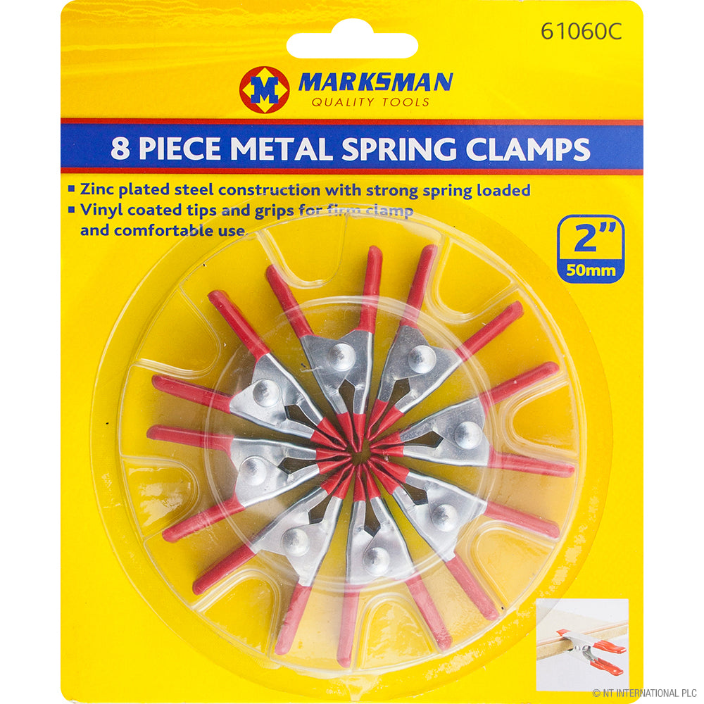 Peak Kit 8pc Metal Spring Clamps - 2 - Peak Kit