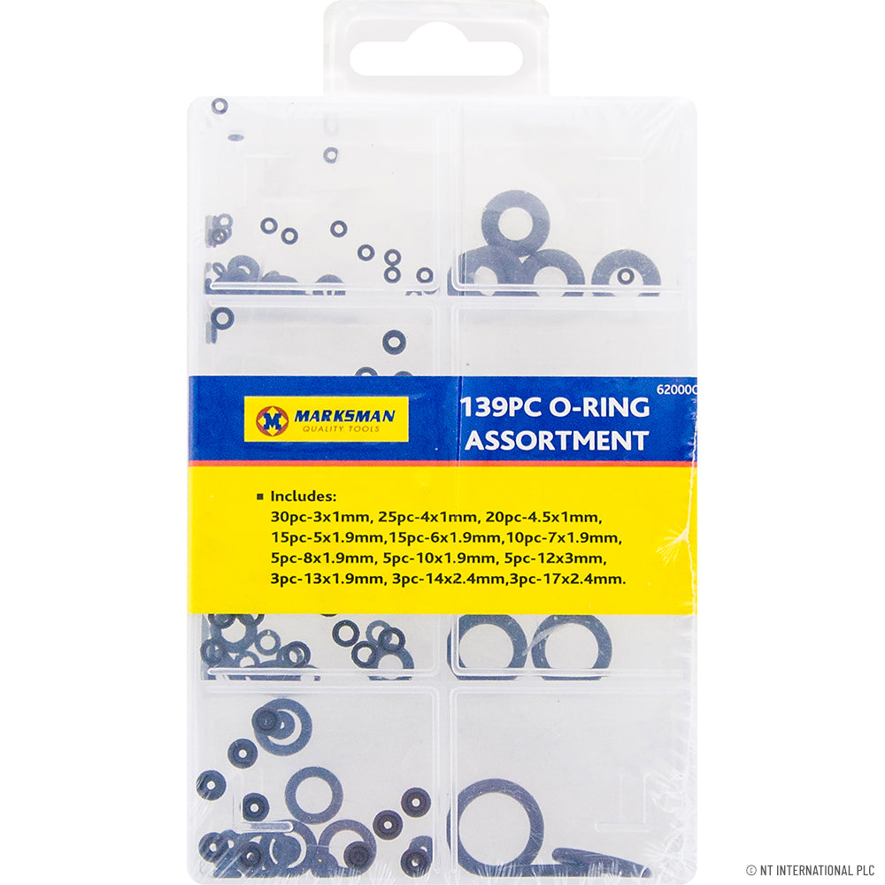 139pc O Ring Assortment
