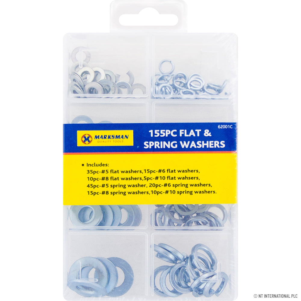 Peak Kit 155pc Flat and Spring Washers - Peak Kit