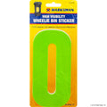 No.0 - High Viz Wheelie Bin Sticker