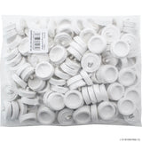 Peak Kit 100pc Basin Plug Small White - Peak Kit