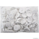 100pc Basin Plug Small White