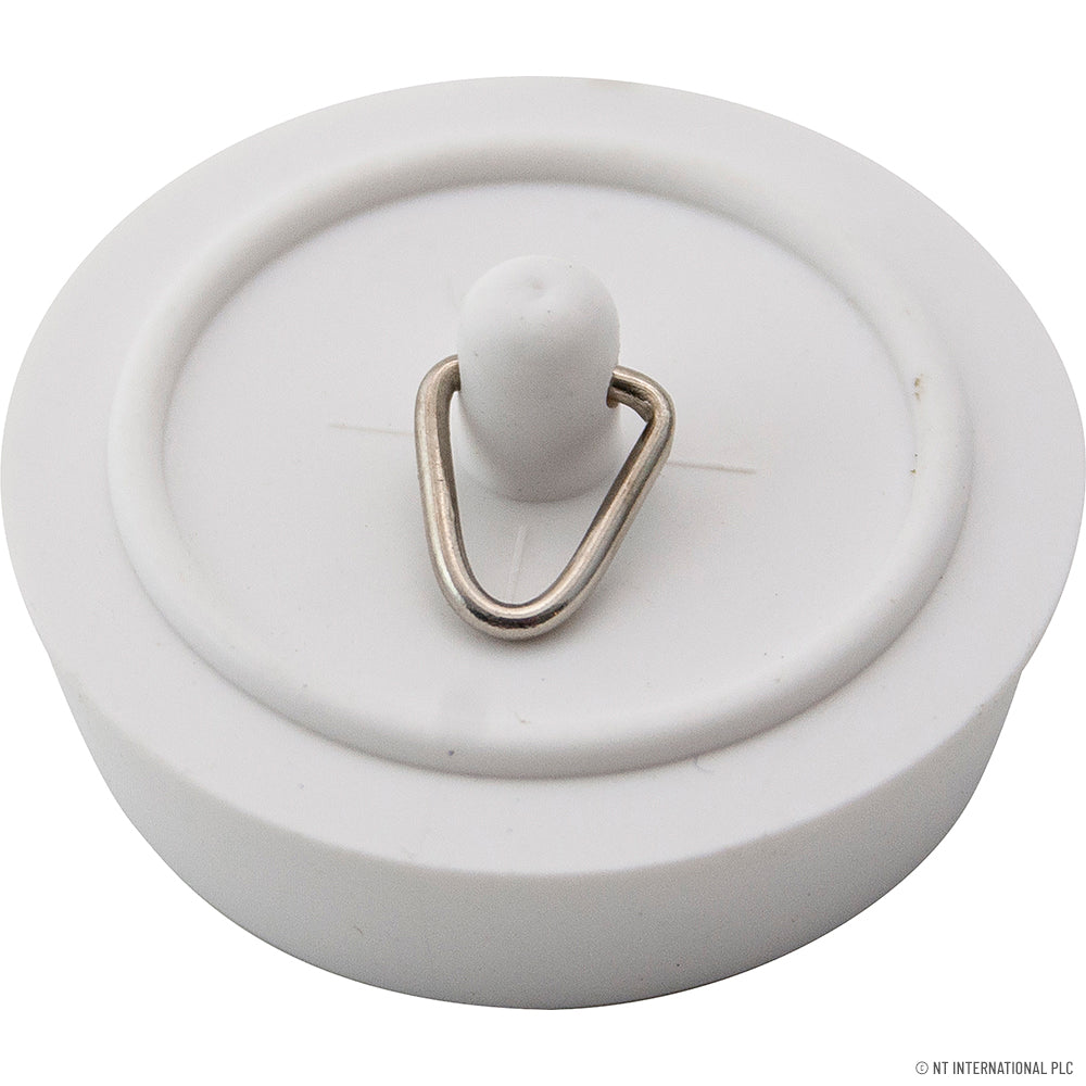 100pc Basin Plug Small White