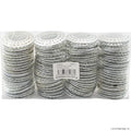 100pc Sink Strainer Small Chromed Plastic