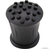 100pc 15mm Stick Cane Ferrule, Black