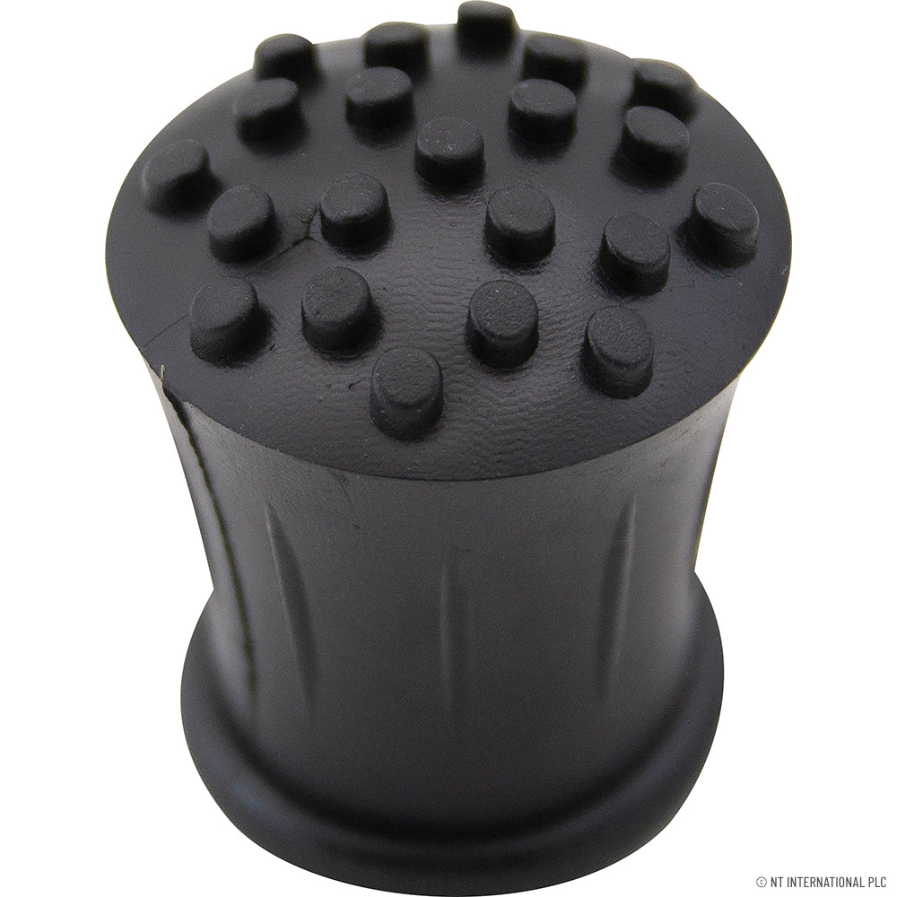 100pc 15mm Stick Cane Ferrule, Black