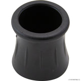 100pc 15mm Stick Cane Ferrule, Black