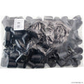100pc 23mm Chair Ferrule Black
