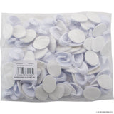 Peak Kit 100pc Self Adhesive Hook Small Oval White - Peak Kit