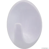 100pc Self Adhesive Hook Small Oval White
