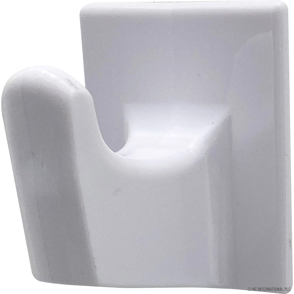 100pc Self Adhesive Hook Small Square White
