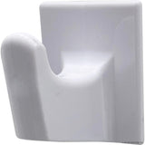 100pc Self Adhesive Hook Small Square White