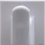 100pc Self Adhesive Hook Small Square White