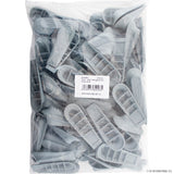 100pc Door Stop Wedge Small Grey Soft