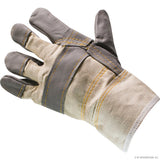 10.5" Rigger Gloves- Leather / Cotton (W)