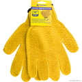 10" Orange Criss Cross Gripper Gloves