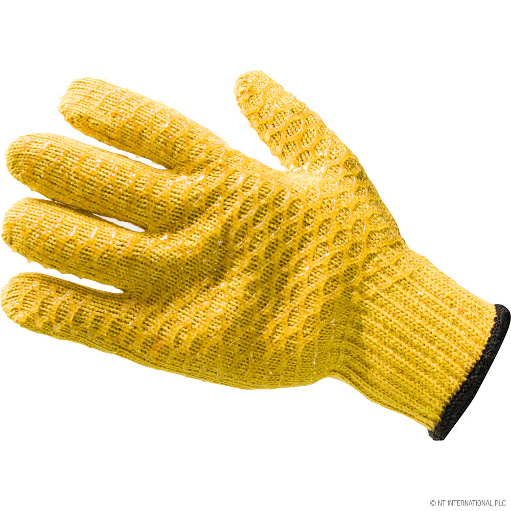 10" Orange Criss Cross Gripper Gloves