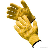 10" Orange Criss Cross Gripper Gloves