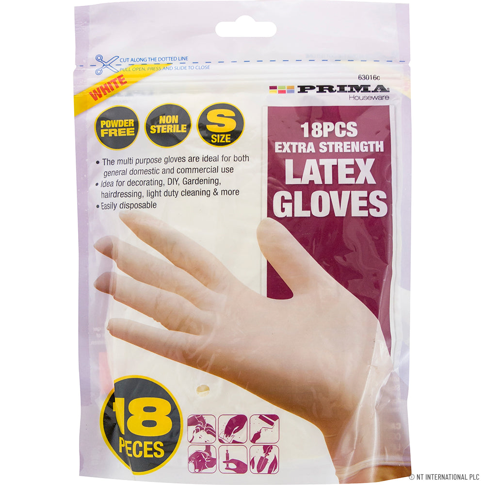 Peak Kit 18pk Latex Gloves, Small - Peak Kit