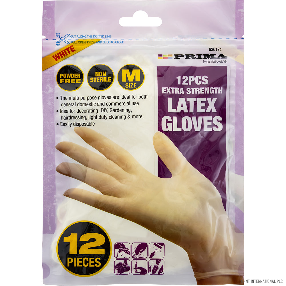 18pk Latex Gloves, Small