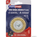2" Wire Wheel Brush - On Card