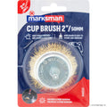 2" Wire Cup Wheel Brush - On Card