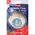 3" Wire Cup Wheel Brush - On Card