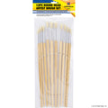 12pc Round Head Artist Brush Set - Large