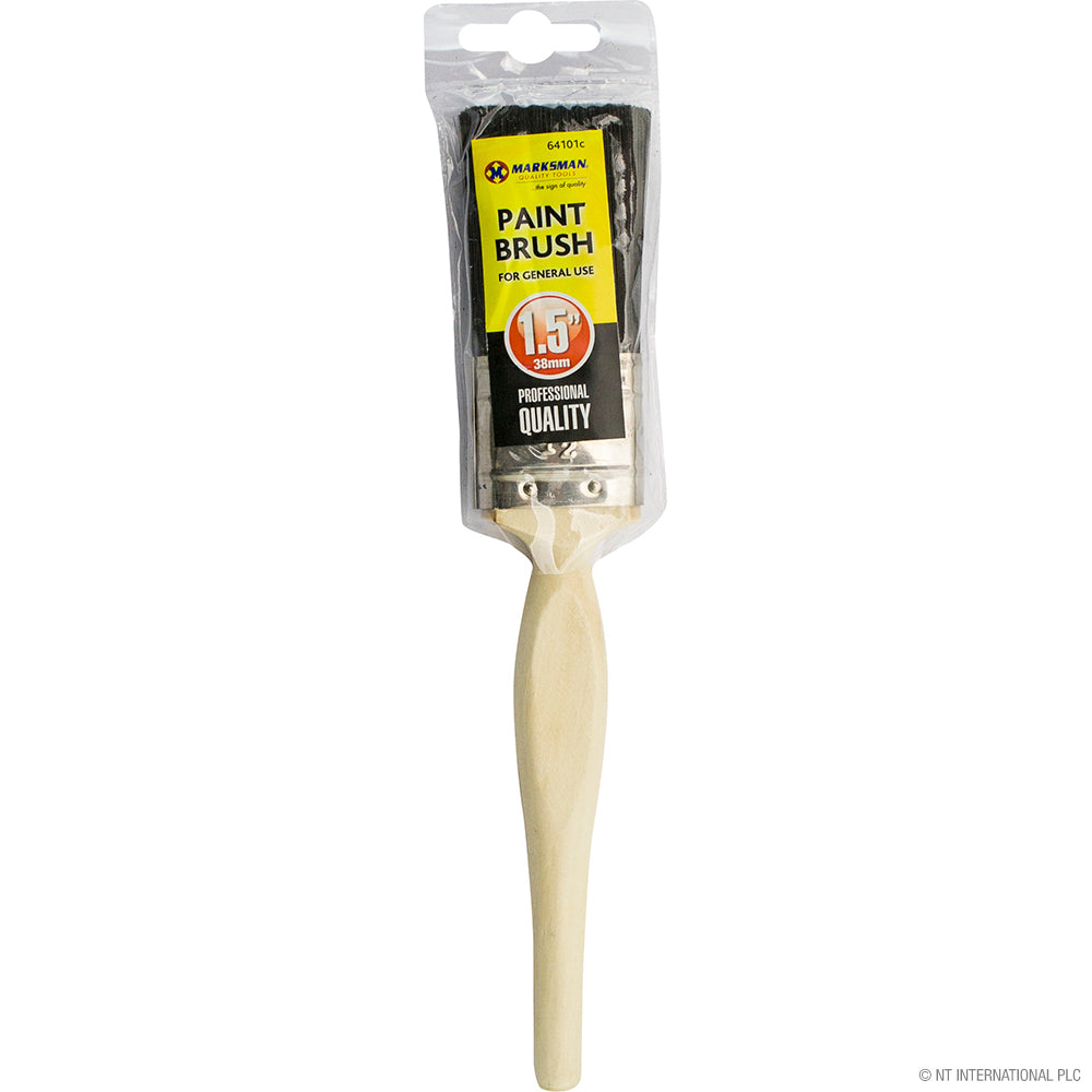 1.5" Paint Brush - 38mm - Wooden handle