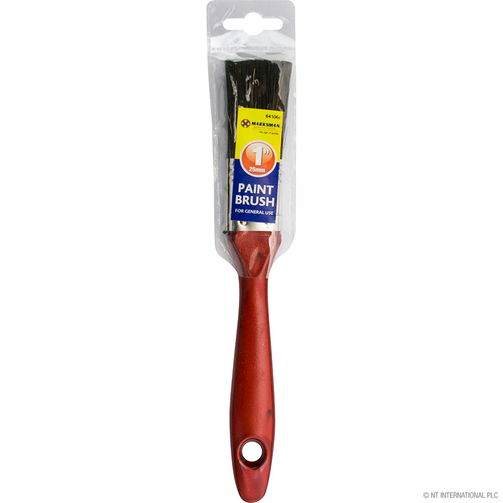 1" Paint Brush - 25mm - Red handle