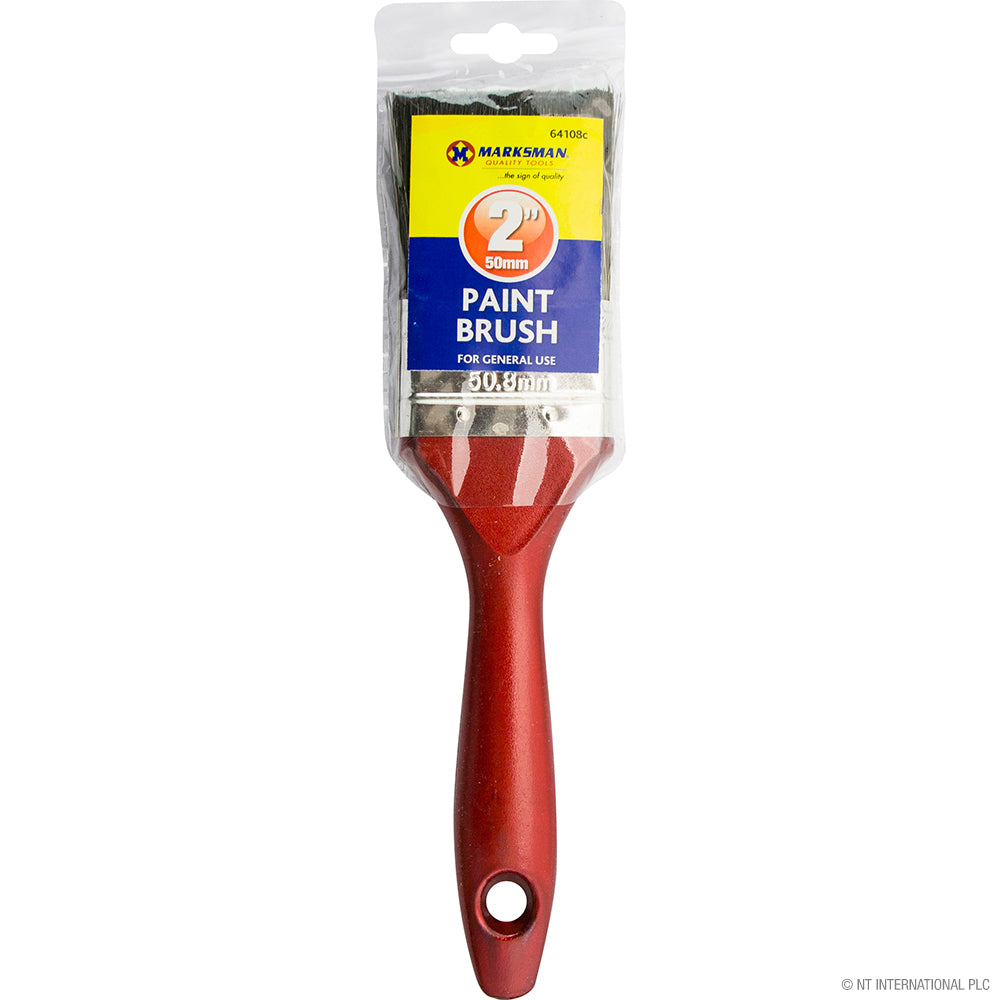 2" Paint Brush - 50mm - Red handle