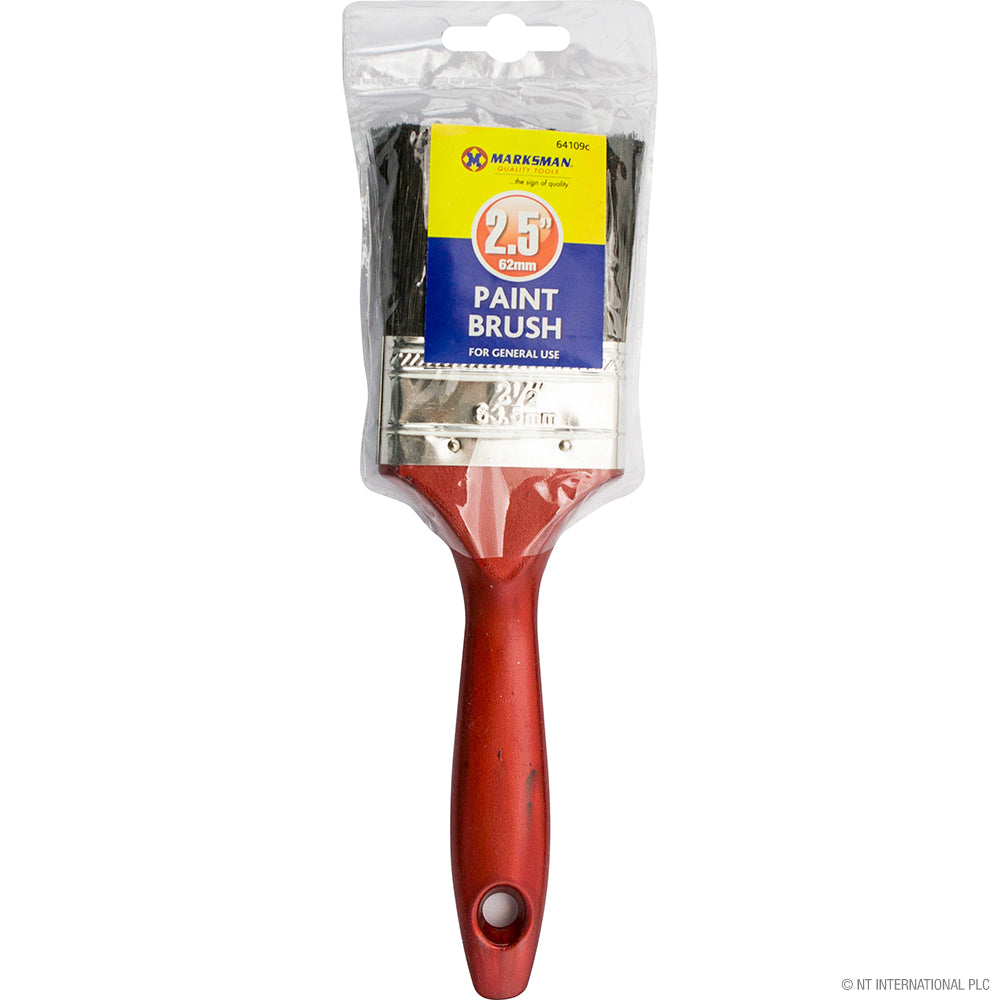 4"Paint Brush - 100mm - Red handle