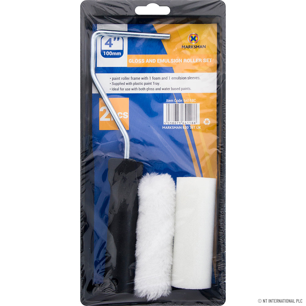 Peak Kit 2pc 4" Gloss & Emulsion Roller Tray Set - Peak Kit