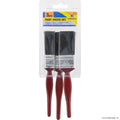 3pc Paint Brush Set - Cherry Red
