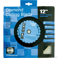 12"/305mm Diamond Cutting Blades - Black