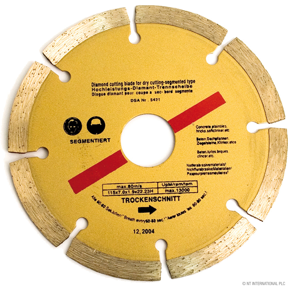 4.5"/11cm Diamond Cutting Blade