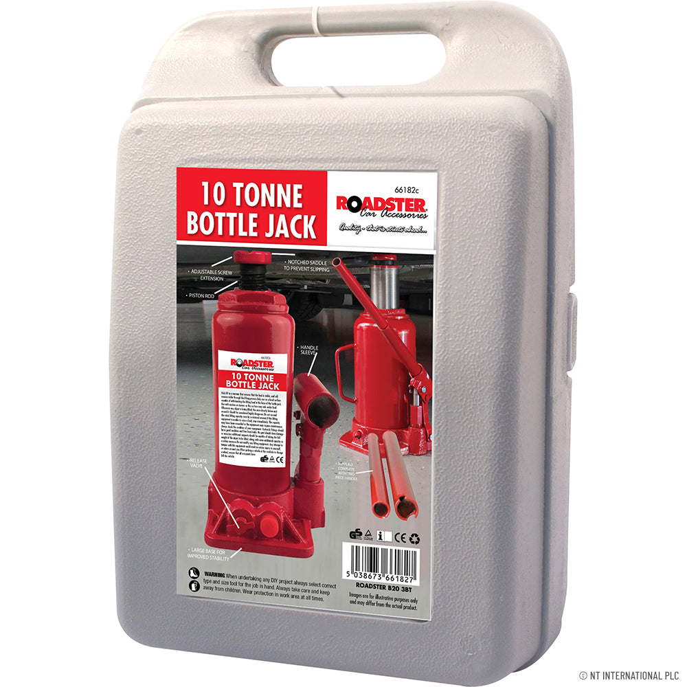 10 Ton Bottle Jack - Blowcase
